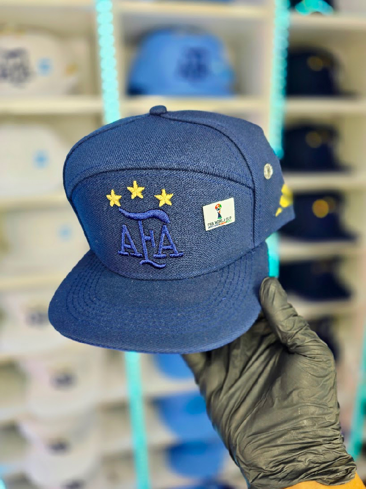 AFA doble corte plana azul 