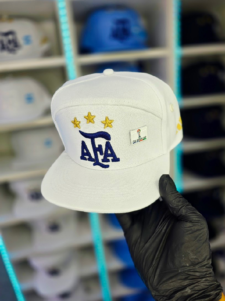 AFA doble corte plana blanca 