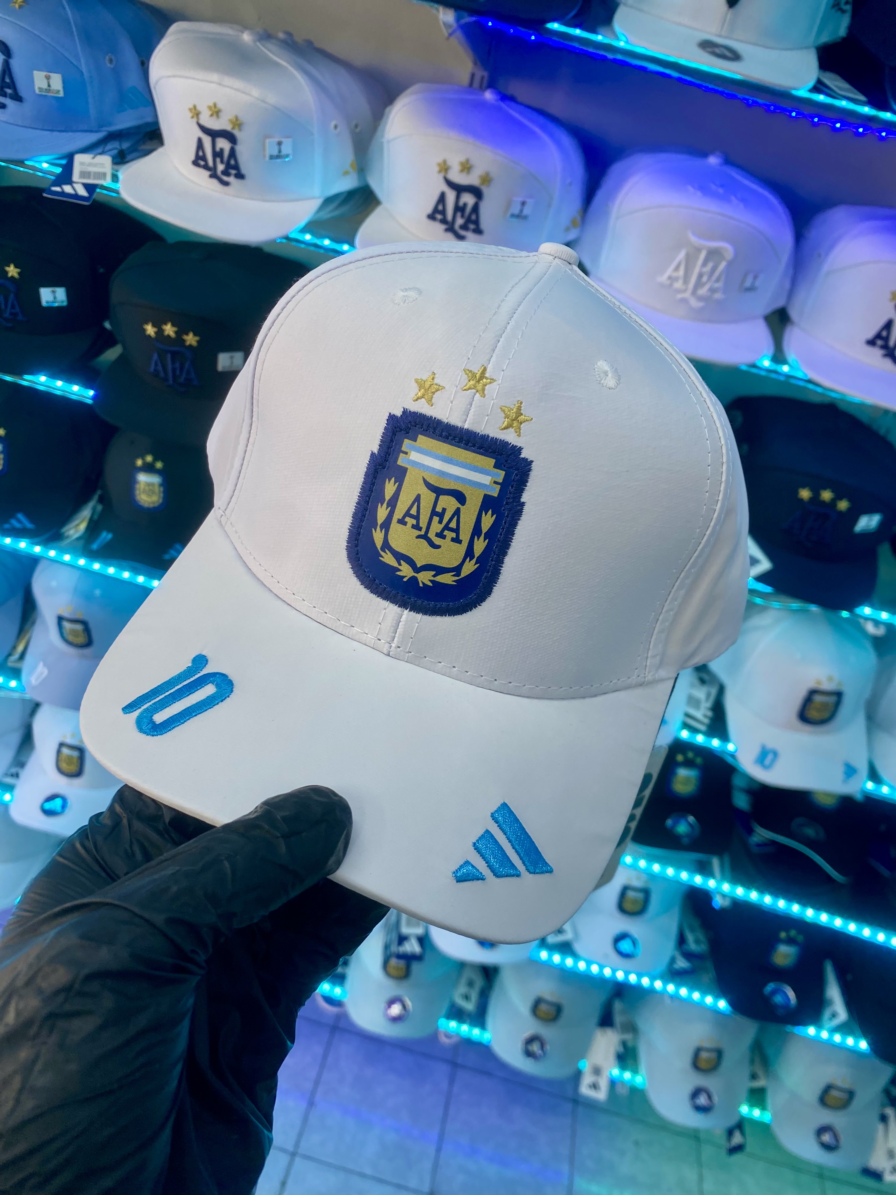AFA curva dri-fit blanca